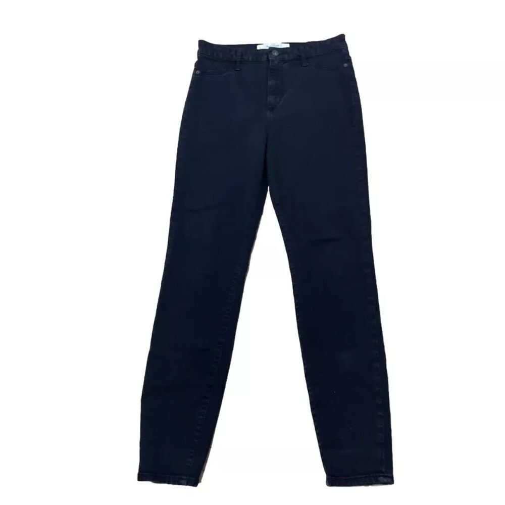ABERCROMBIE & FITCH Skinny Jeans Womens 8 W29 Black Stretch Y2k Streetwear Denim